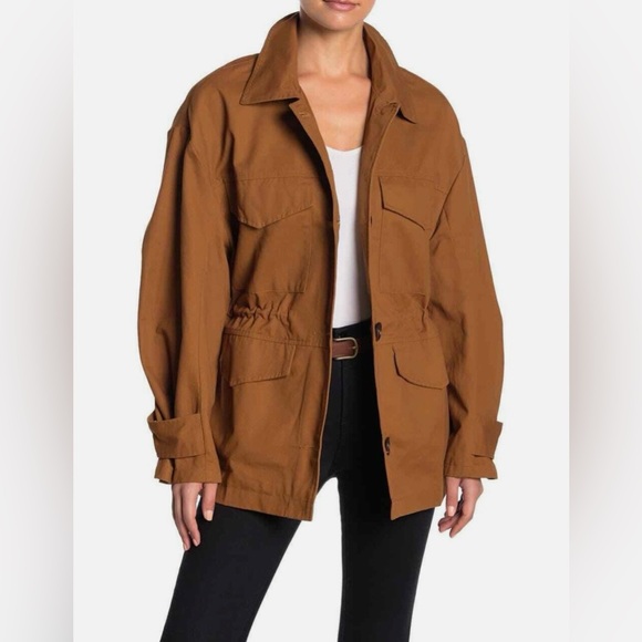Lush Jackets & Blazers - LUSH Women's Green Utility Oversized Jacket M